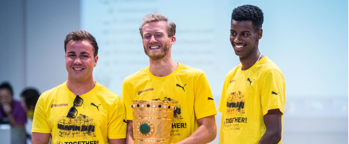 Mario Gotze, André Schürrle, and Alexander Isak